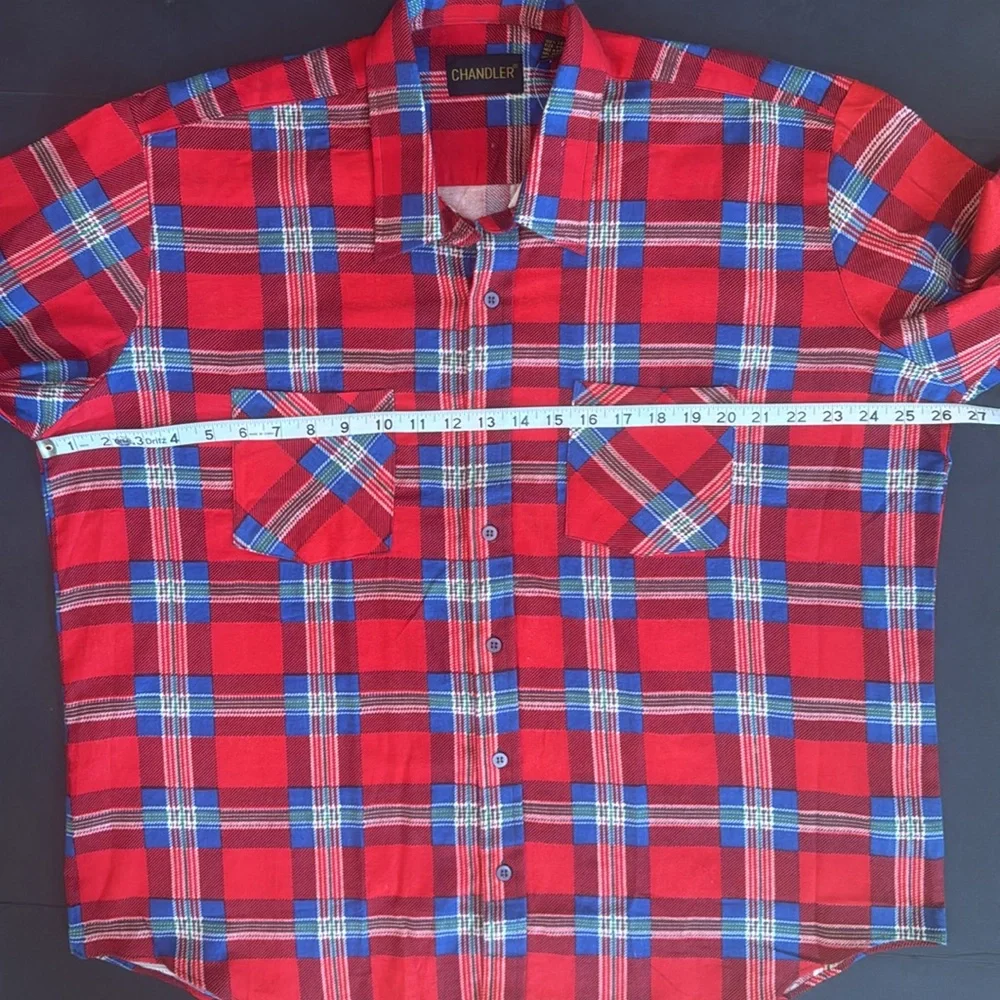 Vintage Chandler NWT Flannel Plaid Shirt XL